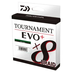 Daiwa Tournament X8 Braid EVO+ 0,20mm 270m geflochtene Angelschnur| Geflochtene Angelschnur