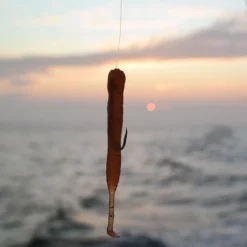 Dieter Eisele Wattwurm Doppelgänger 8cm 5St Angelköder| Brandungsangeln Köder|Spezialköder Meeresangeln