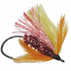 Dieter Eisele XXL Meeresfliegen Orange Beifänger| Norwegen Angelköder|Angeln Island Köder