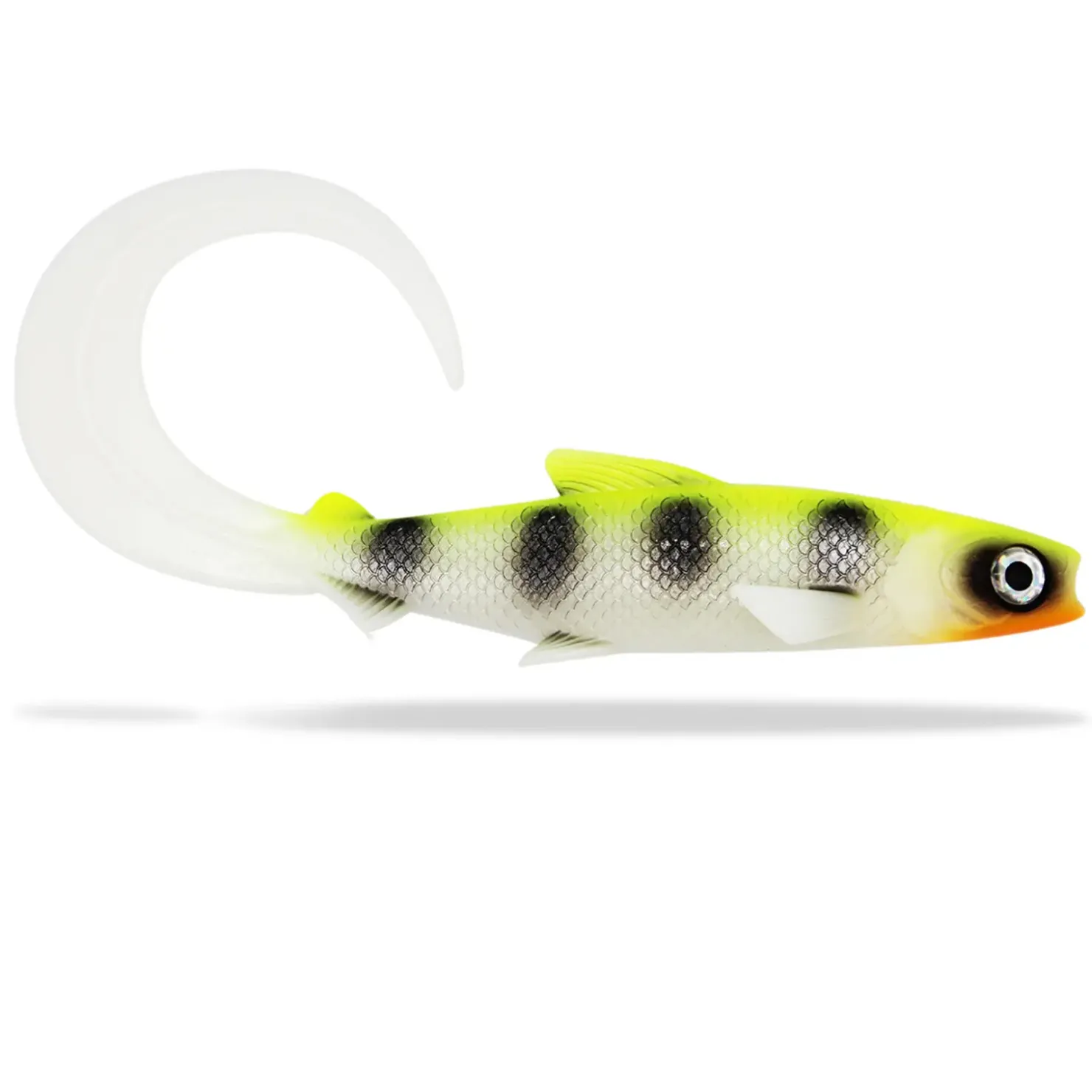 FishingGhost Renky Shad CRL 35cm Curly Tail Gummifisch| Xxl Köder. Big Baits|Gummifische