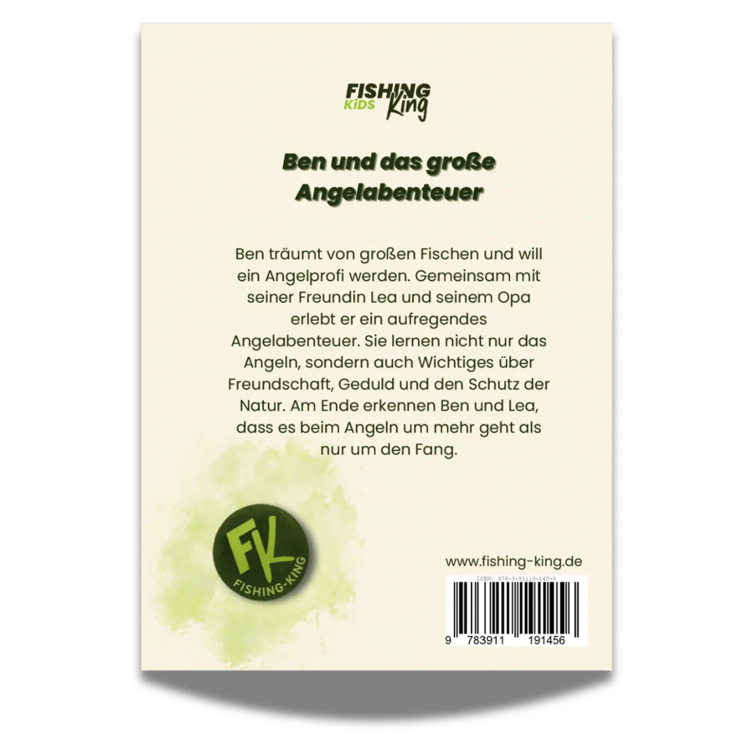Fishing-King Kids "Ben und das große Angelabenteuer" Kinderbuch| Angelbücher