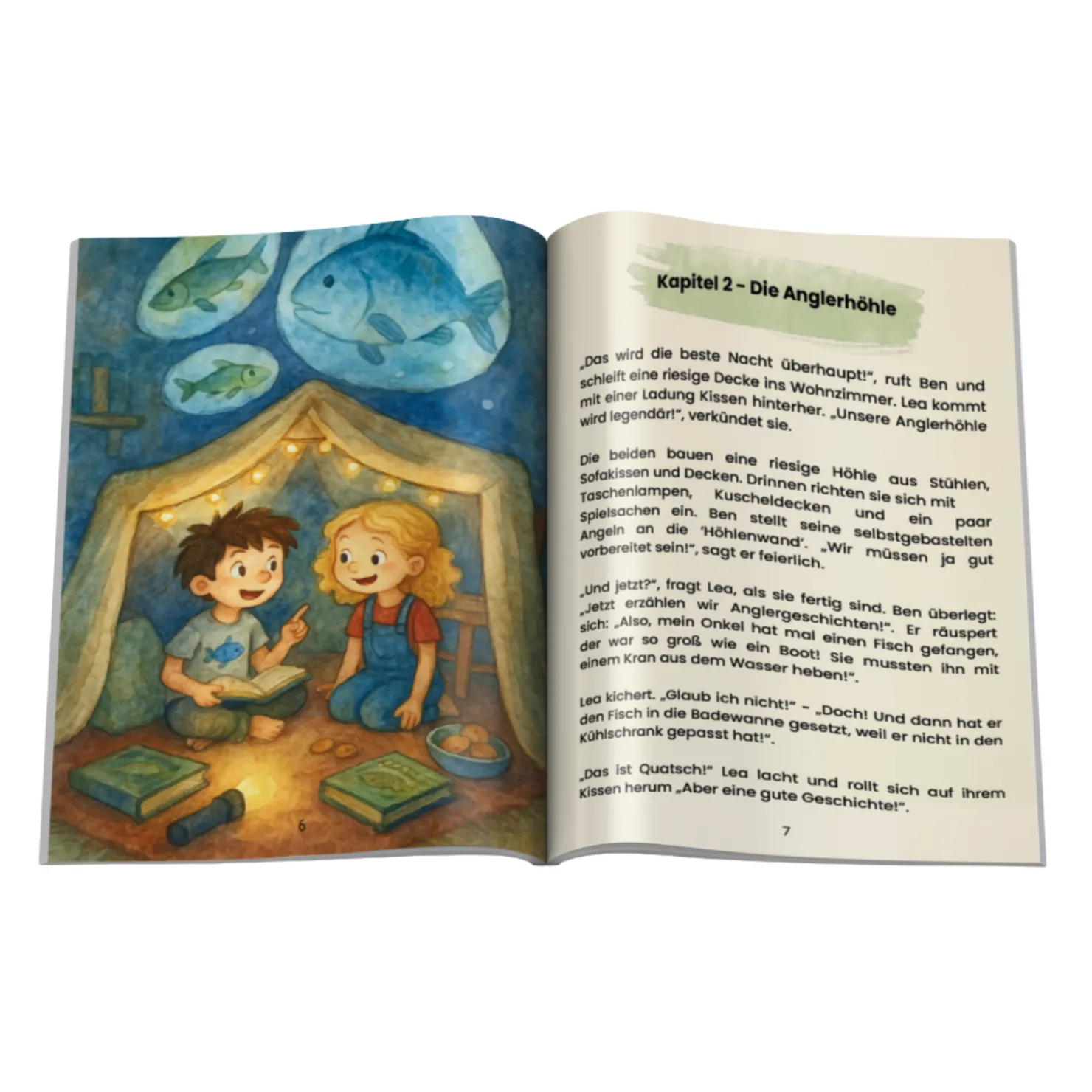 Fishing-King Kids "Ben und das große Angelabenteuer" Kinderbuch| Angelbücher