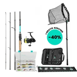 Fishing King Tackle Fishing-King Komplett-Set Zander/Hecht| Angelcombo Raubfisch|Sets