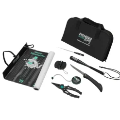 Fishing King Tackle Fishing-King Tackle Waidgerechte Zubehörtasche| Angelset Raubfisch - Zubehör & Köder|Zubehör