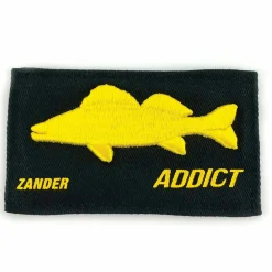 FishXplorer Scratch-Patch Silicone Schwarz Zander Addict| Angelzubehör Kleinteile