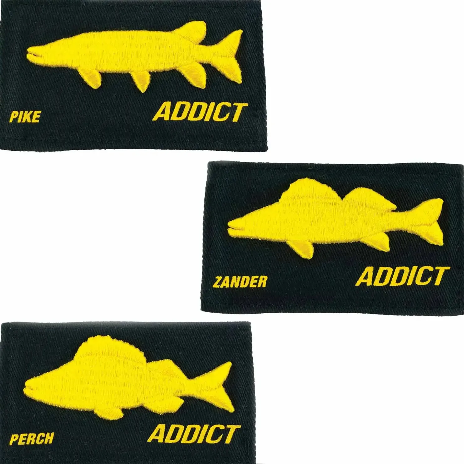 FishXplorer Set-Trucker Cap Wasser- & Uv Resistent mit 4 Patches: , Hecht, Barsch, Zander| Mützen