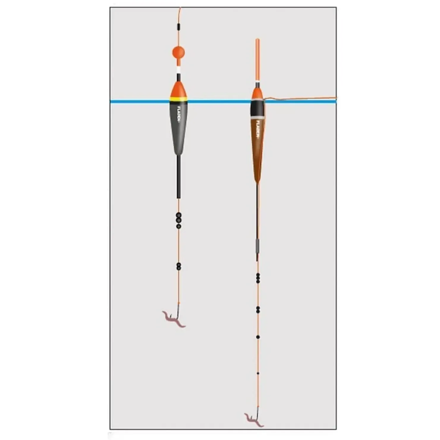 Fladen Barsch Posen Komplett Angelset| Raubfischangeln Posen|Angelset Raubfisch - Zubehör & Köder