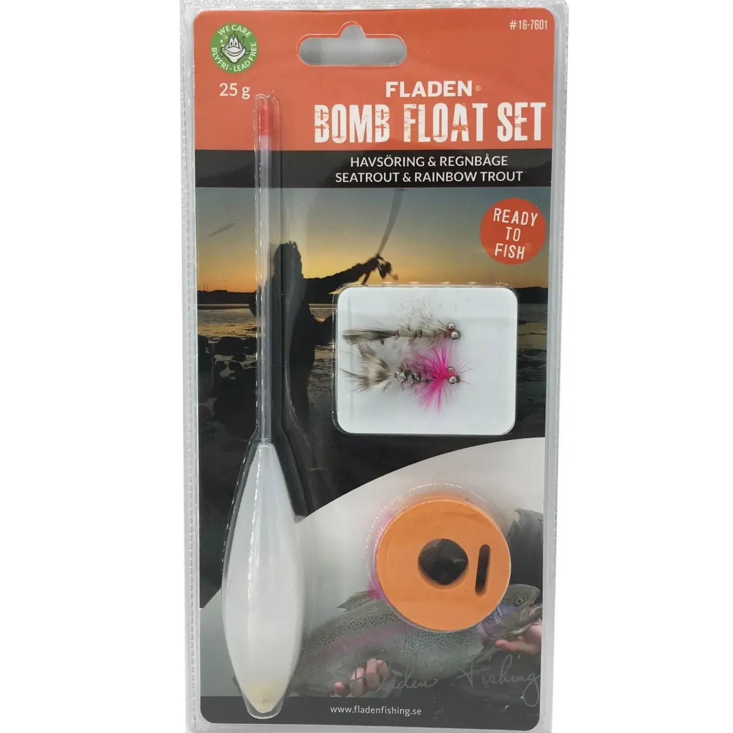 Fladen BOMBARDA/SPIROLINO 25g intermediate Angelset| Forellen Sbirolinos & Wasserkugeln|Forellen Sets - Köder & Zubehör