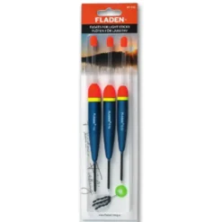 Fladen Knicklicht Posen mit Schnurstopper Tragkraft 6 - 8 - 10 g Posen Set| Allroundposen|Posen Sets