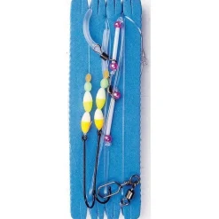 Fladen Paternoster Rig 1/0 gelb weiß Brandungsvorfach| Heringsvorfach|Meeresangeln Vorfach