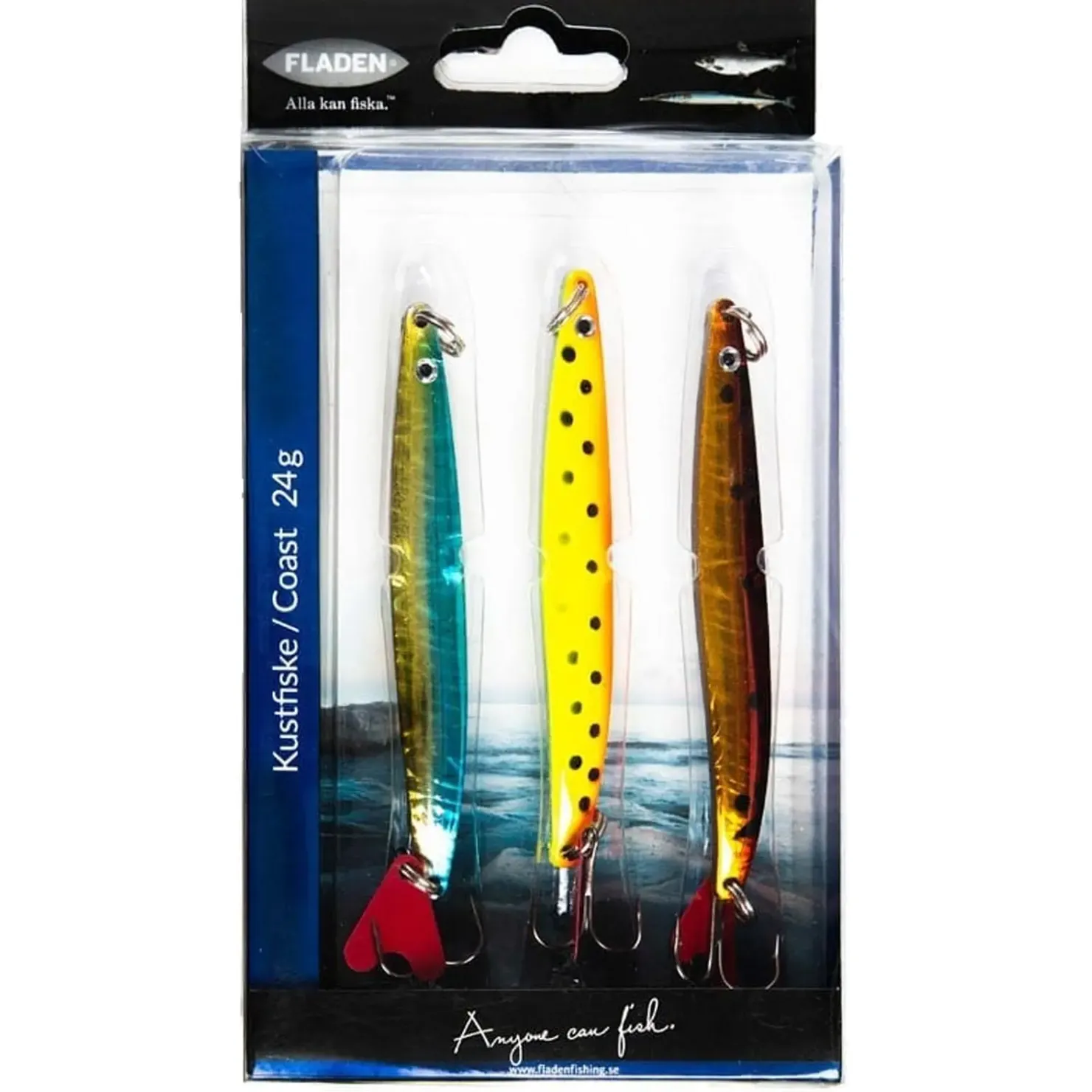 Fladen Premium Meerforellenblinker Set 3 Stück 24g Angelset| Sets Spinnfischen|Blinker