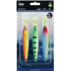 Fladen Set 100g 3 Stück Pilker Angelset| Dorsch Pilker|Pilker