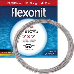 flexonit D.N.A. Meterware 4m 11,5kg Stahlvorfach| Stahlvorfach Meterware|Stahlvorfach Meterware