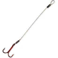 flexonit Kurzvorfach Profi für Köder 16-20cm Drilling Größe 4 0,36mm Stinger| Stinger Kurzvorfach|Jigköpfe