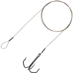 flexonit Masterserie mit VMC Haken 8573BN 70cm 0,36mm 1 Stahlvorfach| Stahlvorfach Mit Haken|Stahlvorfach Mit Haken