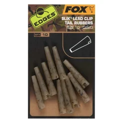 Fox Edges Camo Size 10 Slik lead clip tail rubber Karpfenzubehör| Karpfen Rig|Karpfen Rig Und Zubehör