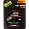Fox Edges Hair Braid 10m brown Karpfenangeln Haarmontage| Karpfen Rig|Boilie Zubehör
