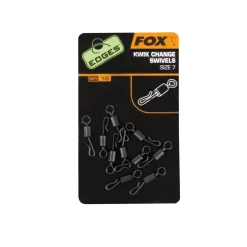 Fox Edges Kwik Change Swivels Size 7| Karpfen Rig|Karpfenaktion