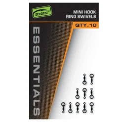 Fox Edges Mini Hook Ring Swivels x 10  Karpfenzubehör| Karpfen Rig|Karpfen Rig Und Zubehör