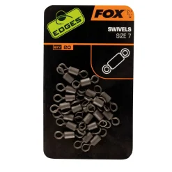 Fox Edges Swivels Standard Size 7| Weiteres Karpfen Zubehör|Karpfen Rig