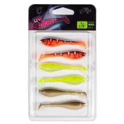 Fox Rage UV Mini Fry 7cm x 6St. Gummifisch-Set| Hecht Gummifisch|Barsch Gummiköder
