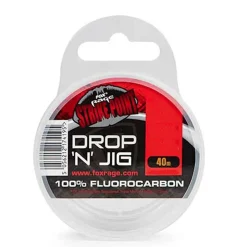 Fox Strike Point Drop N Jig Fluro 0,22mm 7.79lb Fluorocarbon-Schnur| Fluorocarbon Angelschnur