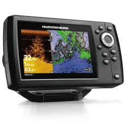 Humminbird Helix 5 Chirp GPS DI G3 Down Imaging GPS Kartenplotter Echolot - Komplett mit Geber| Humminbird Helix 5 Chirp Di Gps G3