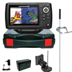 Humminbird Helix 5 Chirp GPS G3 GPS Kartenplotter Echolot Portabel Master- Komplett mit Geber| Humminbird Helix 5 Chirp Gps G3