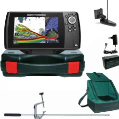 Humminbird Helix 7 Chirp GPS G4 GPS Kartenplotter Echolot Portabel Master Plus - Komplett mit Geber| Humminbird Helix 7 Chirp Gps G4
