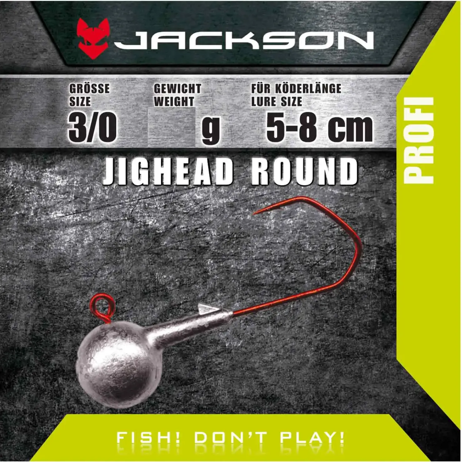 Jackson VMC Jighead Round 3/0 für Köderlänge 5–8 cm 24g Jigkopf Jighaken| Jigköpfe|Jighaken