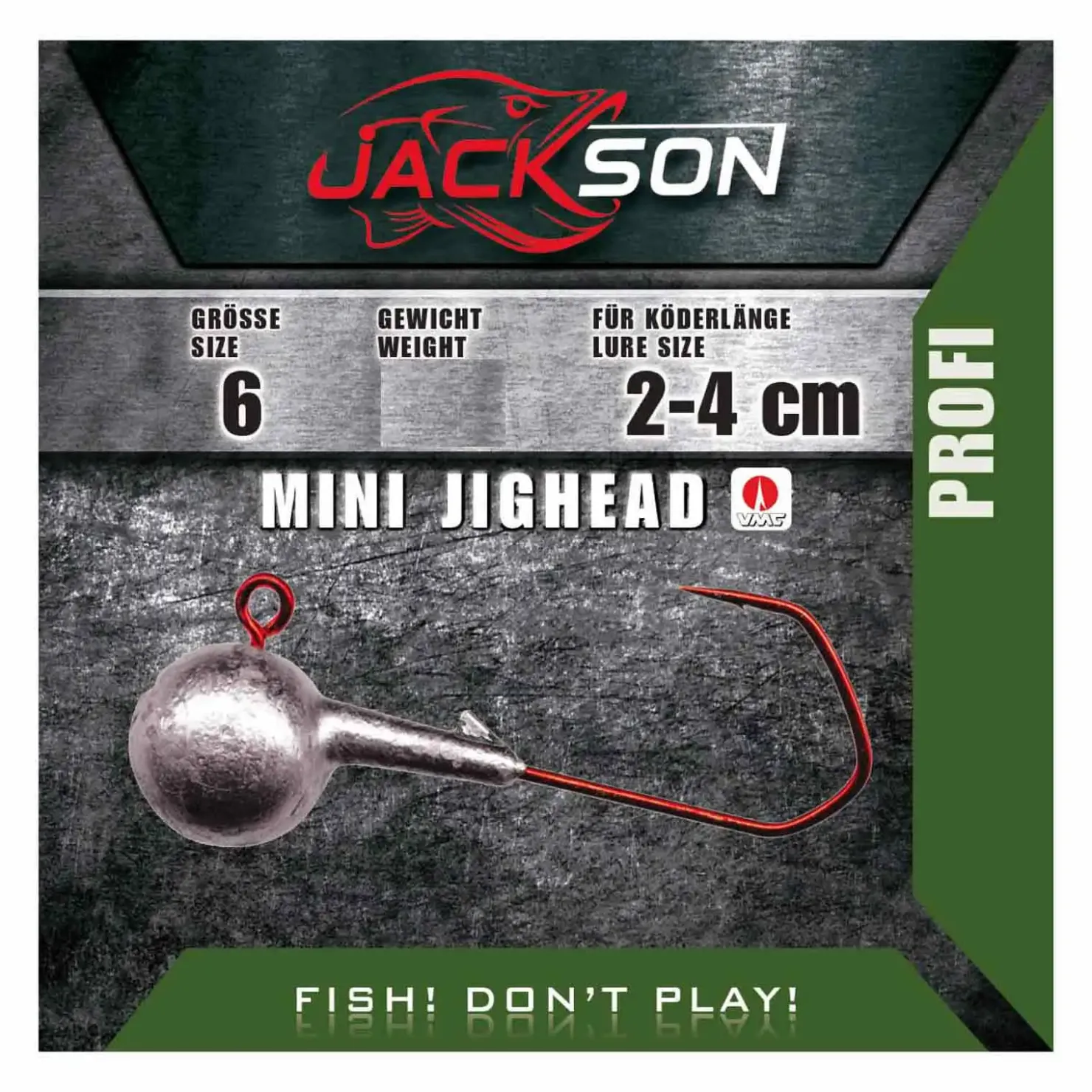 Jackson VMC Mini Jighead Größe 6 8g 5 Stk. Jigkopf Jighaken| Jigköpfe|Jighaken
