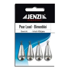 Jenzi Birnenblei mit Wirbel 7g| Grundbleie|Laufblei