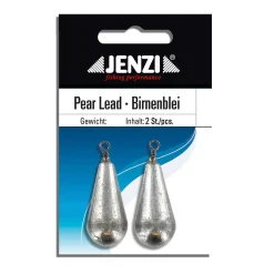 Jenzi Birnenblei mit Wirbel 60g| Grundbleie|Laufblei