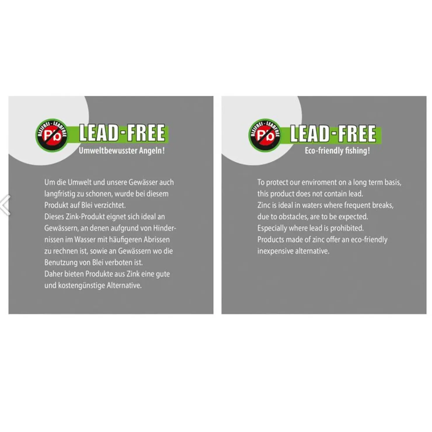 Jenzi Blei-Frei Drop-Shot 3/SB 20g. Drop Shot Blei| Drop Shot Bleie