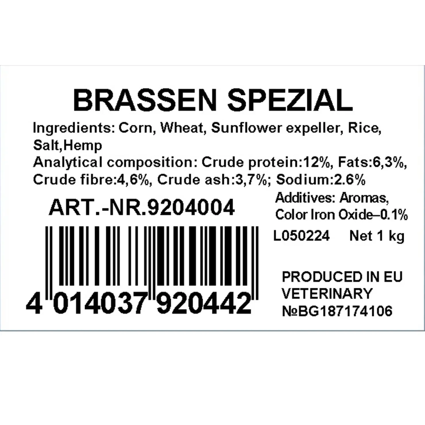 Jenzi Classic Futter Brassen Spezial 1kg| Karpfenfutter|Karpfenfutter