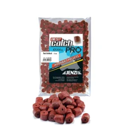 Jenzi Hookbait Pellets mit Loch - Feederköder 8mm Red-Halibutt 200g| Karpfenfutter|Feederfutter
