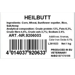 Jenzi Karpfen Spezial Karpfen Heilbutt 1kg| Futter Friedfisch