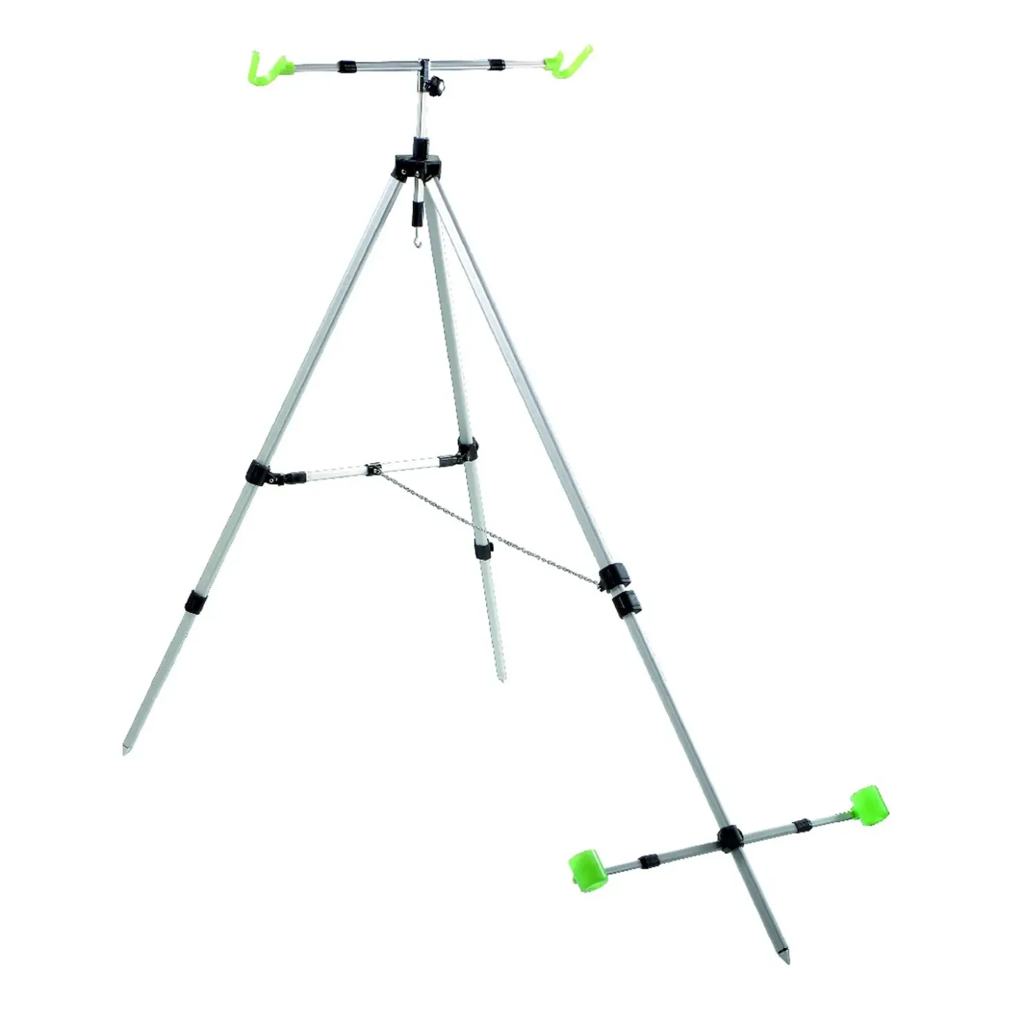 Jenzi Masterstand Surf-Rod-Pod 2 Dreibein Brandungsruten-Ständer| Rutenhalter Friedfisch|Brandungsrutenhalter