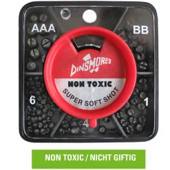 Jenzi Non Toxic 5 Fächer Schrot Sortiment| Angelblei Sets|Klemmbleie