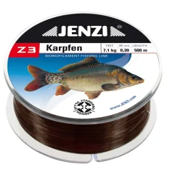 Jenzi Z3 Line Karpfen 500m 0,35mm 8,1kg Monofile Angelschnur| Karpfen Schnur|Friedfischschnur