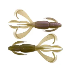 BA-Edition Barsch-Alarm by Johannes Dietel Keitech - BA Edition - Crazy Flapper 7,0cm Vio Greenie 8Stk. Gummikrebs| Barsch Gummiköder|Drop Shot Köder