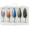 Kinetic Trout Forellenblinker Angelset - 5 Forellenköder 7g mit Köderbox| Sets Spinnfischen|Blinker