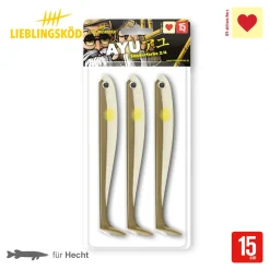 Lieblingsköder 15cm Gummifisch| Dorsch Gummifisch|Hecht Gummifisch