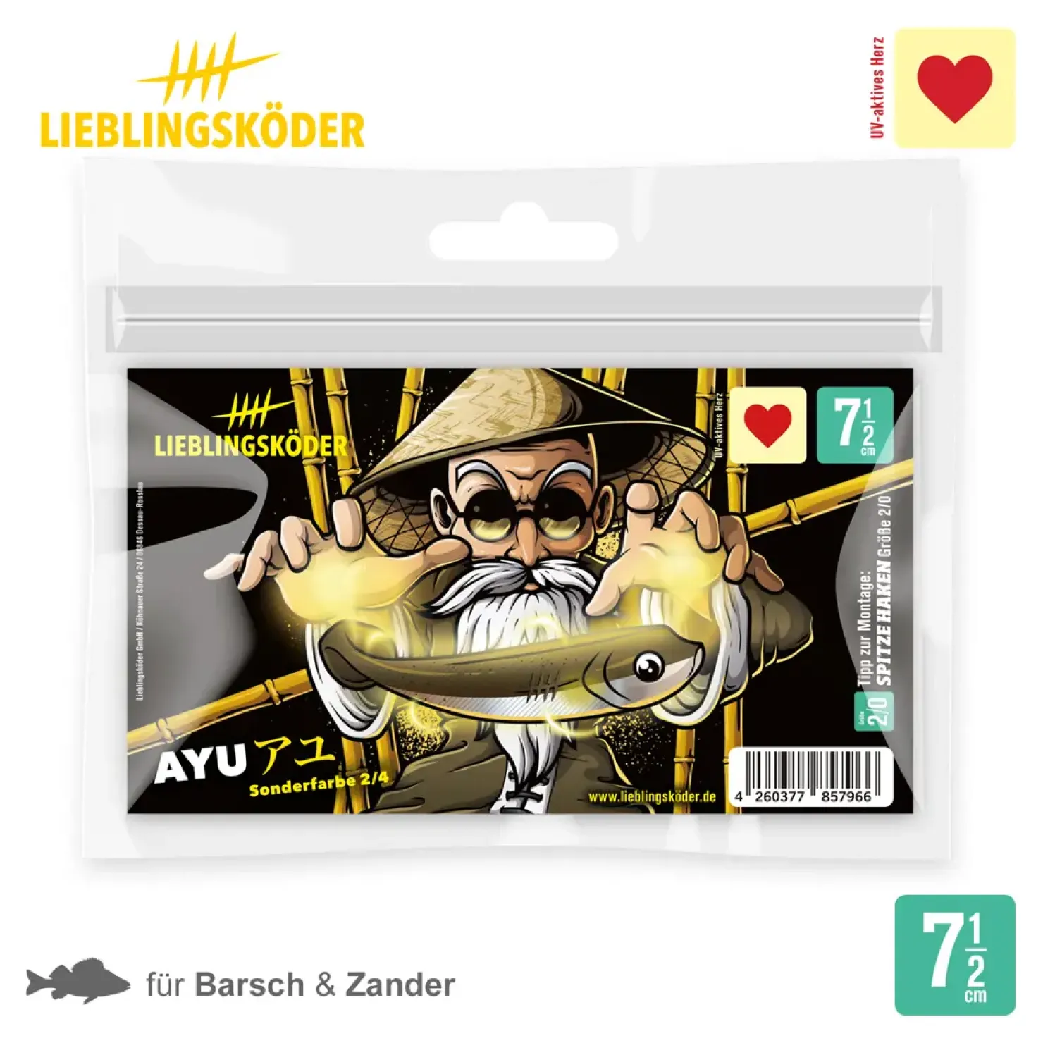 Lieblingsköder 7,5cm Gummifisch| Dorsch Gummifisch|Barsch Gummiköder