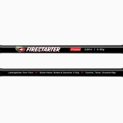 Lieblingsköder FIRESTARTER Finesse 2,60m 3-30g Spinnrute| Spinnrute|Barschrute
