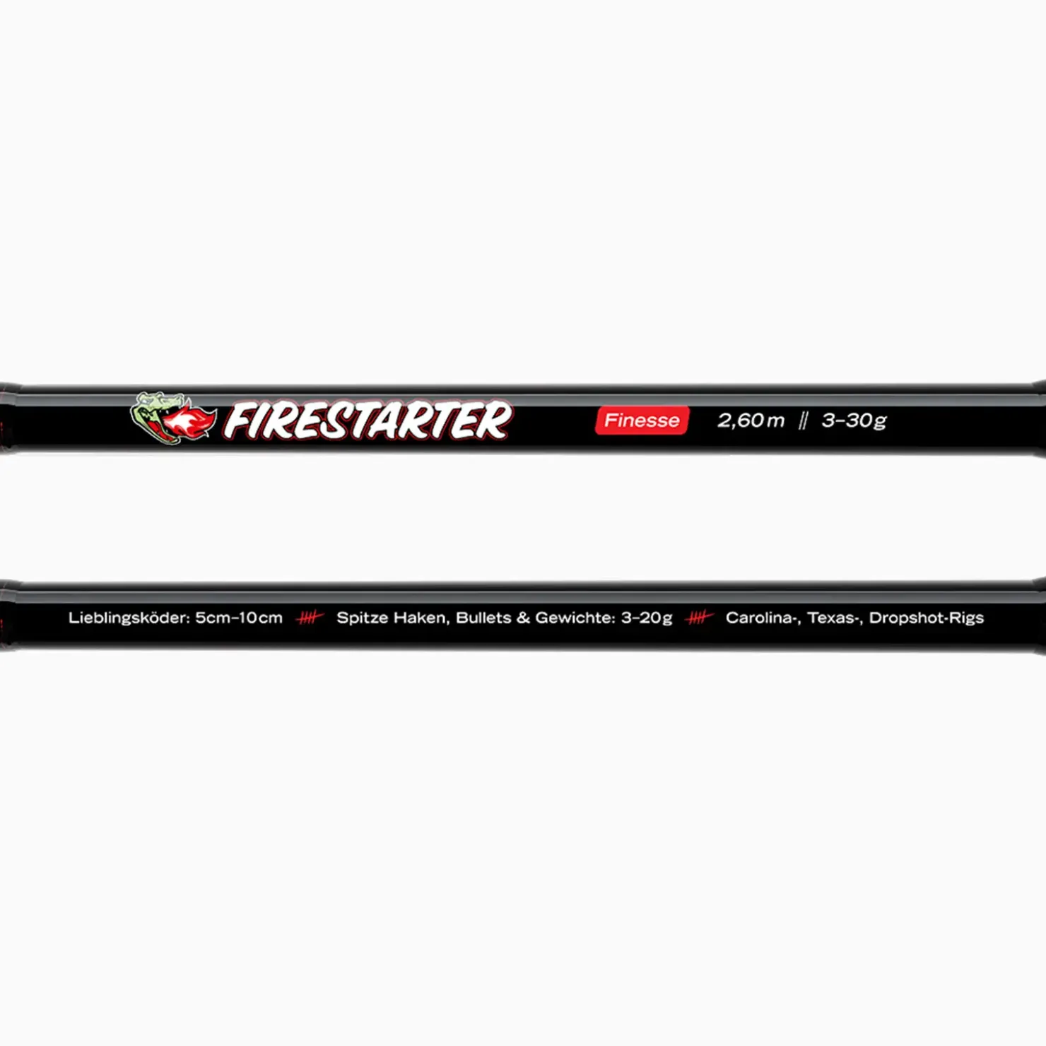 Lieblingsköder FIRESTARTER Finesse 2,60m 3-30g Spinnrute| Spinnrute|Barschrute