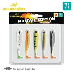Lieblingsköder Sonderfarben Mixpaket 7,5cm Gummifisch Set| Zanderköder|Zander Gummifisch