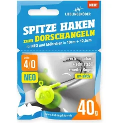 Lieblingsköder Spitze Haken NEO 4/0 40g Jigheads| Jigköpfe