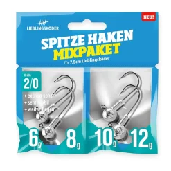 Lieblingsköder Spitze Haken 2/0 Mixpaket Jigheads| Jigköpfe|Jigköpfe & Stinger Meer