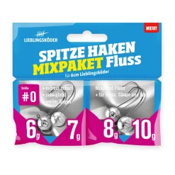 Lieblingsköder Spitze Haken #0 Mixpaket Fluss Jigheads| Jigköpfe|Jigköpfe & Stinger Meer